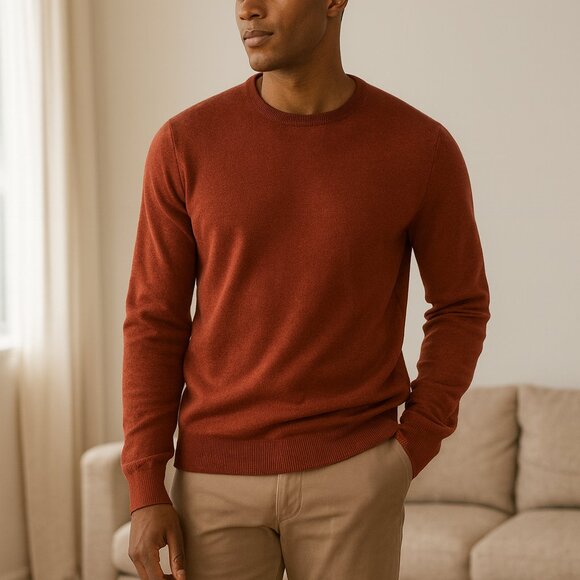 Rodd & Gunn Wool Cashmere Knit Sweater 2XL Brown Queenstown Long Sleeve NWT - Picture 1 of 8